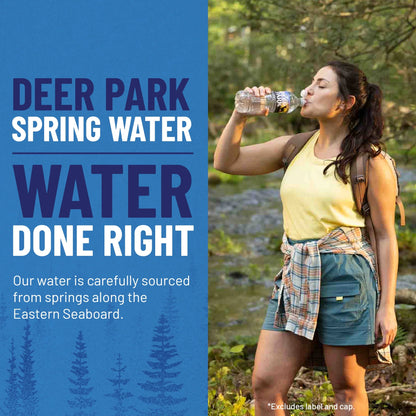 Deer Park Spring Water, Sport Cap, 23.7 fl oz, 6-pack Plastic Bottles