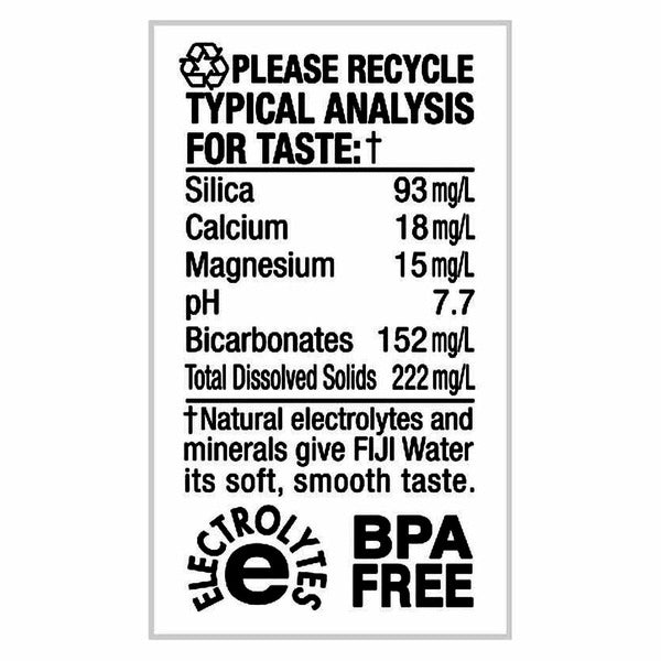 FIJI Natural Artesian Water, 16.9 fl oz, 24-count